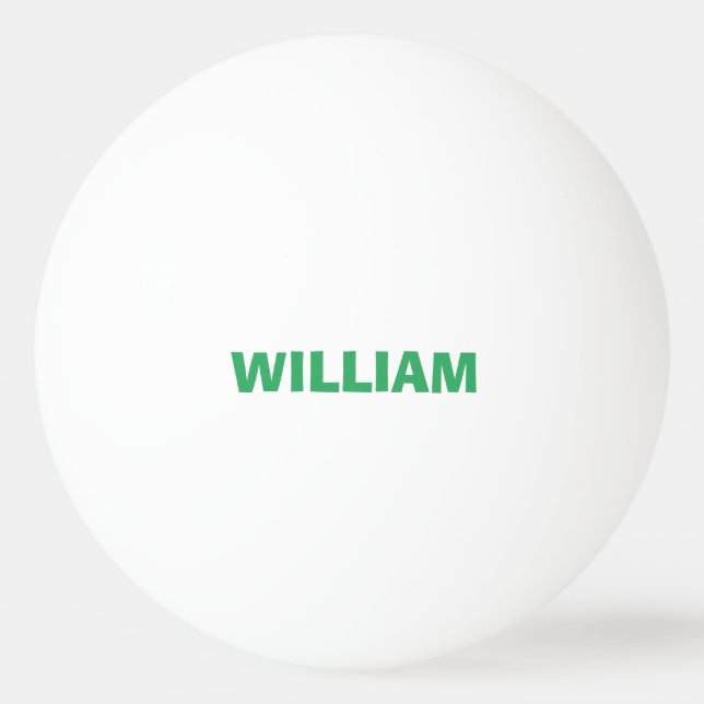 Personalised Name Custom Ping Pong Ball (Front)