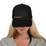 Personalised name , Custom Text<br><div class="desc">this cute embroidered baseball cap can be a perfect gift for mum friend,  girlfriend,  sister,  your can easily personalised this cap by adding your name.</div>