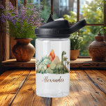 Personalised Name Cute Watercolor Dinosaur  Water Bottle<br><div class="desc">Quench your little dinosaur lover's thirst in style with our Personalised Name Cute Watercolor Dinosaur Water Bottle! This adorable water bottle features a charming watercolor dinosaur design that will make staying hydrated fun and exciting. Made from durable and BPA-free materials, our water bottle is safe for kids and built to...</div>