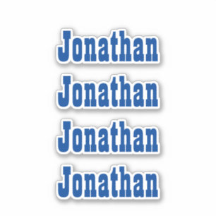 Personalised Name Decal Custom Times Four Sticker