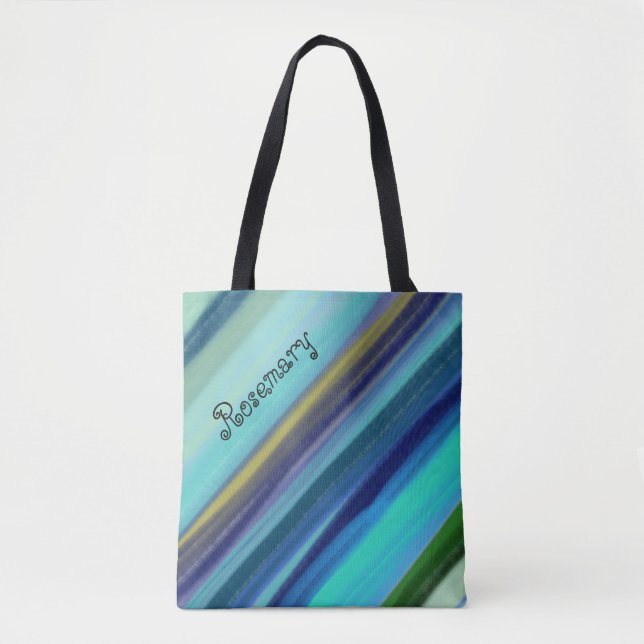 Personalised Name Deep Sea Ocean Shades  Tote Bag (Front)