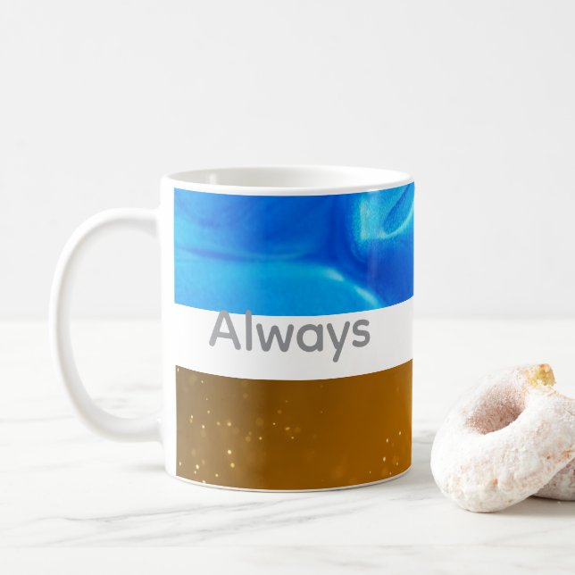 Personalised Name Definition Grey Satin Mug Laser  (With Donut)