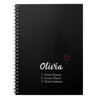 Personalised Name Definition Notebook