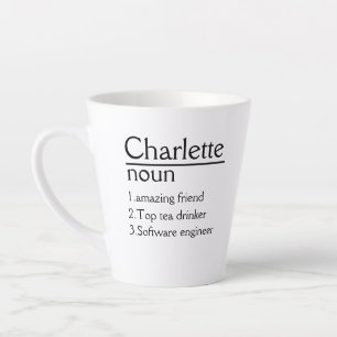 Personalised Name Definition white Mug 