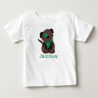 Personalised Name Dog Four Leaf Clover