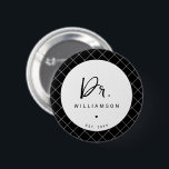 Personalised Name Dr Minimalist Doctor Graduation 6 Cm Round Badge<br><div class="desc">Personalised Name Doctor Medical School Doctoral PhD Student Graduation Gifts!</div>