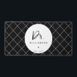 Personalised Name Dr Minimalist Doctor Graduation Desk Mat<br><div class="desc">Personalised Name Doctor Medical School Doctoral PhD Student Graduation Gifts!</div>