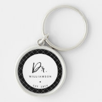Personalised Name Dr Minimalist Doctor Graduation