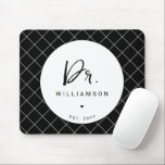 Personalised Name Dr Minimalist Doctor Graduation Mouse Pad<br><div class="desc">Personalised Name Doctor Medical School Doctoral PhD Student Graduation Gifts!</div>