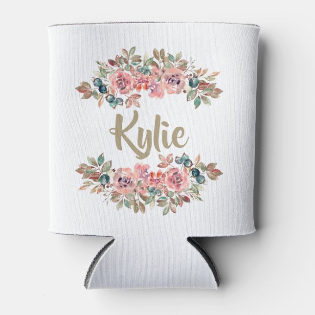 Personalised Name Drink Identifier  Can Cooler (Front)