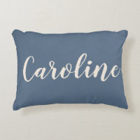 Personalised Name Dusty Blue Minimalist Script
