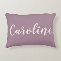 Personalised Name Dusty Purple Minimalist Script