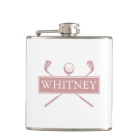 Personalised Name Dusty Rose Clubs And Ball