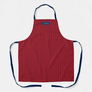 Personalised Name Editable Colours Classic Stripes Apron