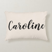 Personalised Name Elegant Cream Minimalist Script