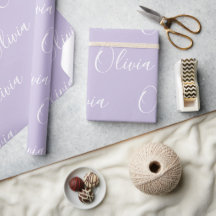 Personalised Name Elegant Purple Modern