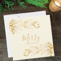 Personalised Name Elegant Unique Merry Christmas