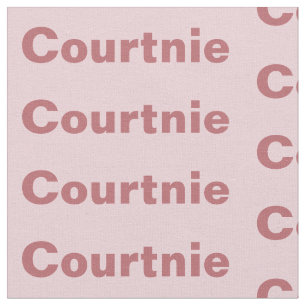 Personalised Name Fabric