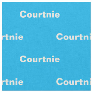 Personalised Name Fabric