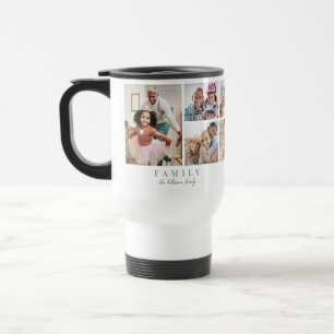 Personalised Name Family Photo Collage Travel Mug