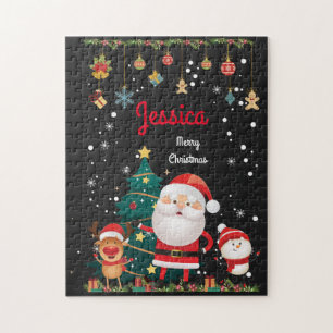 Personalised Name For Your Child, Santa Christmas  Jigsaw Puzzle