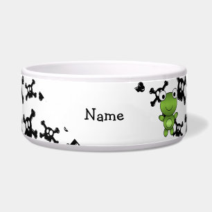 Personalised name frog skulls pattern