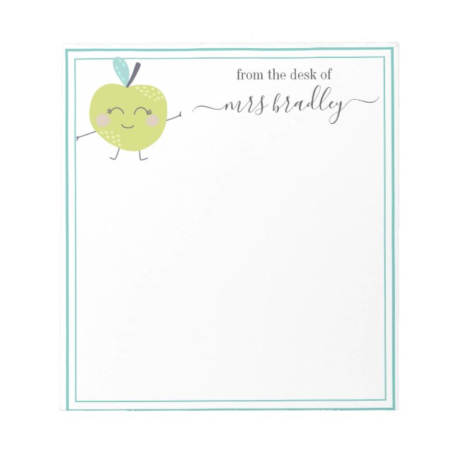 Personalised Name | From The Desk Of Notepad (Front)