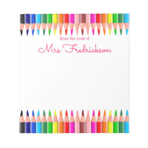 Personalised Name   From The Desk Of Notepad