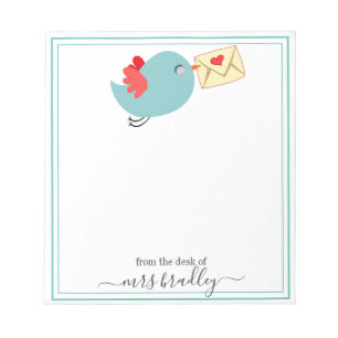 Personalised Name   From The Desk Of Notepad