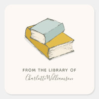 Personalised Name From The Library of Bookplate