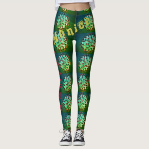 Personalised Name Funky Leggings