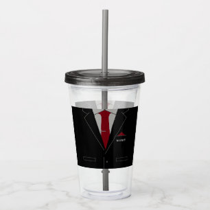 Personalised Name Funny Business Acrylic Tumbler