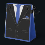 Personalised Name Funny Business Suit Tie Gift Box<br><div class="desc">Personalised Custom Name Text Elegant Business Suit with Neck Tie Gift Boxes MIGNED Design - Add Your Name / Text with Customisation tool ! Choose font / size / colour ! Good Luck - Be Happy :)</div>