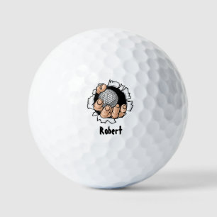 Personalised name Funny  Golf Balls