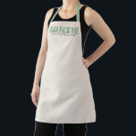 Personalised Name Gift for Aunt and Auntie Sage Apron<br><div class="desc">Looking for the perfect gift for your aunt? This personalised apron, featuring her name in elegant sage green on an off-white background, makes a thoughtful and stylish present. Ideal for the aunt who loves cooking, baking, or hosting, this apron combines functionality with a personal touch. The soft colour palette adds...</div>