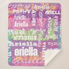 Personalised Name Girls Blanket