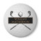 Personalised Name Gold and Black Golf Ball 