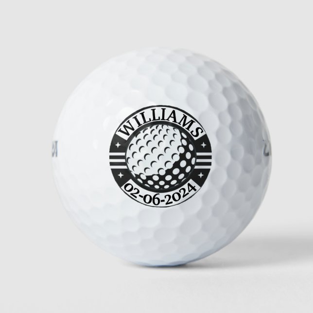  personalised name golf balls (Front)