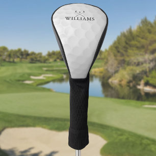 Personalised Name Golf Clubs And Ball Golf Head Cover