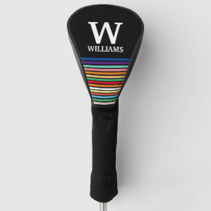  personalised name golf head cover