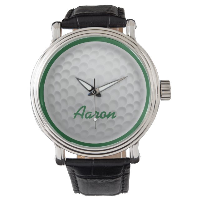 Personalised Name Golf Watch Gift (Front)