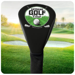 Personalised NAME Golfing Pro Golf Club Player Head Cover