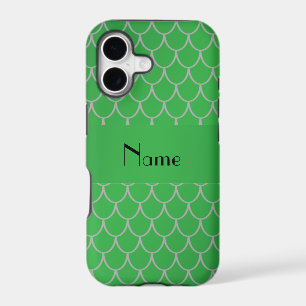 Personalised name green dragon scales