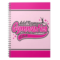 Personalised NAME Gymnast Split Leap Gymnastics