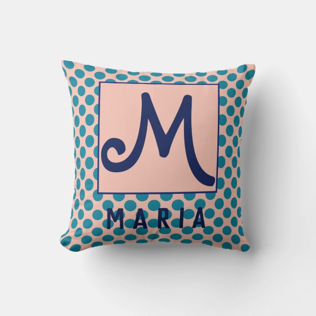 Personalised Name Initial Design Cushion (Front)