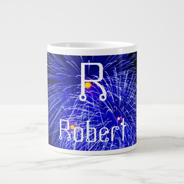 Personalised Name & Initial - Large Coffee Mug (Front)