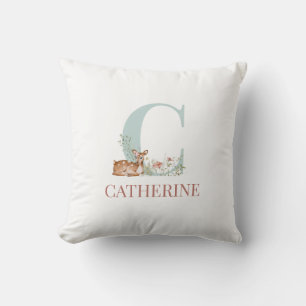 Personalised Name Initial Letter C Cushion