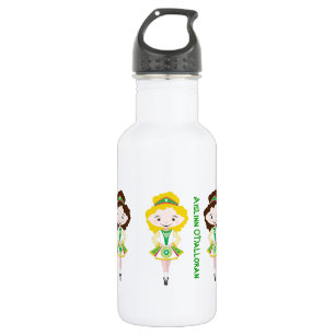 Personalised name irish dancer dancing troupe 532 ml water bottle