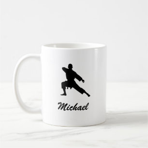Personalised Name Karate / Taekwondo / judo Coffee Mug