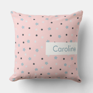 Personalised Name Kids Cute Pattern Cushion